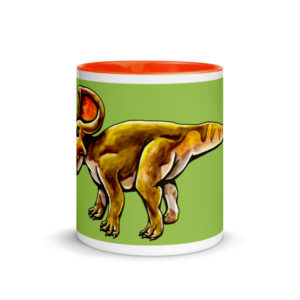 Protoceratops Mug with Color Inside