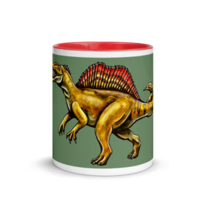Spinosaurus Mug with Color Inside